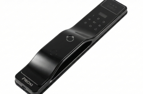 מנעול חכם פרוקסי מקס מותקן על דלת הכניסה