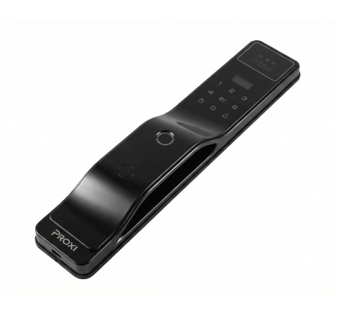 מנעול חכם פרוקסי מקס מותקן על דלת הכניסה